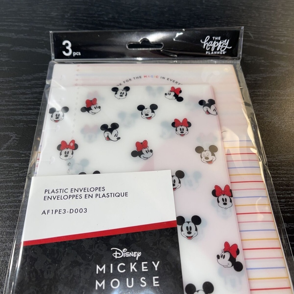 Happy Planner Disney Everyday Magic Envelope 3pk *Sealed*